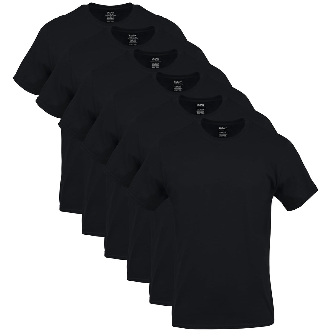 Gildan Men's Crew T-Shirts, Multipack, Style G1100.