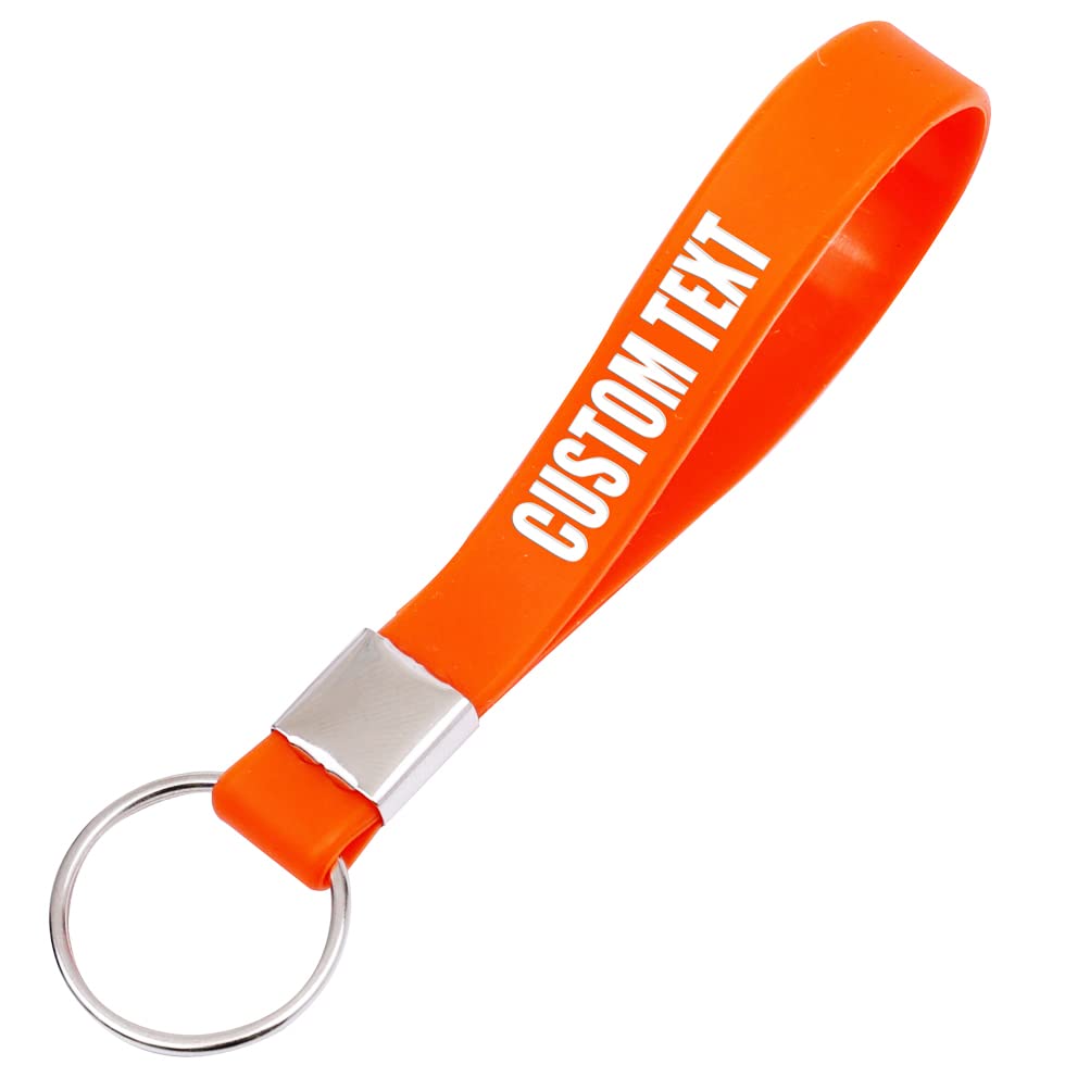 Sponsored Ad - RIYIN 50 Custom Keychains Silicone Personalized Keyrings Customized Bulk for Events...