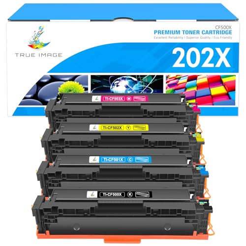 HP 202X Toner Cartridge Replacement for Color Printers DW Models.