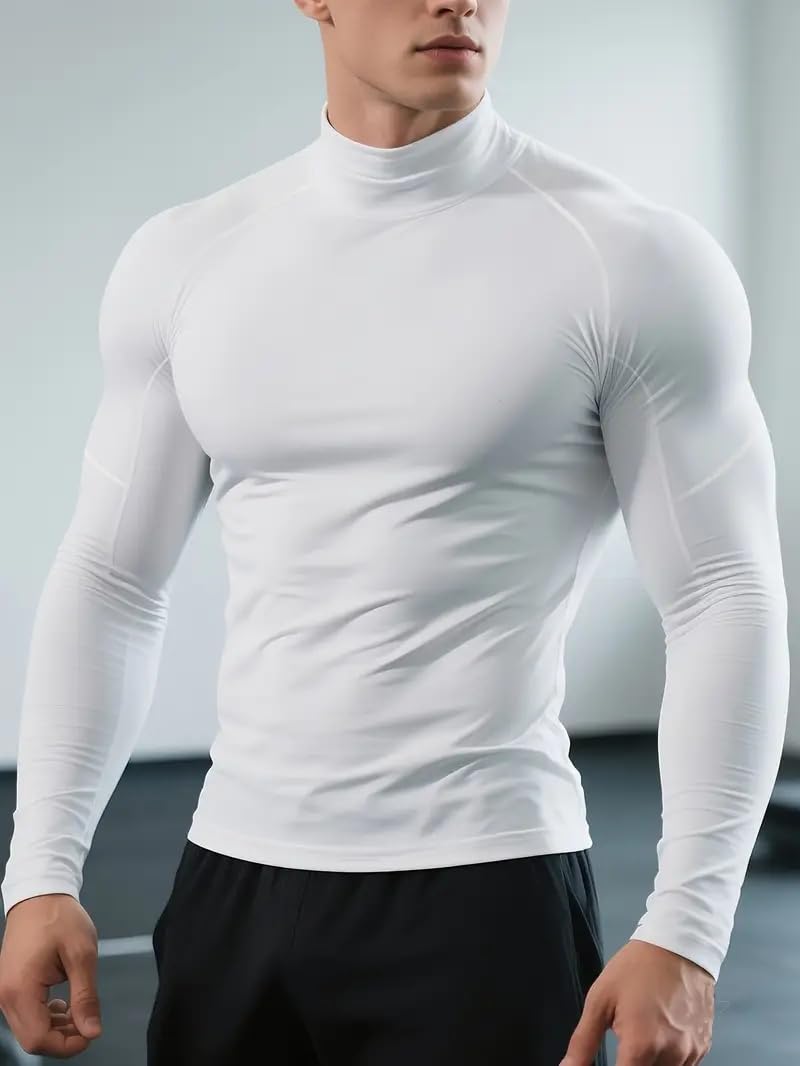 Moisture Wicking Base Layer Tops for Men