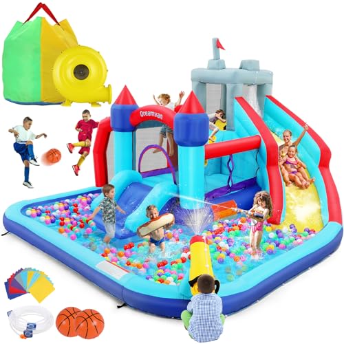 Inflatable Water Park for Kids Backyard Fun Large inflatable water park for kids backyard fun ...