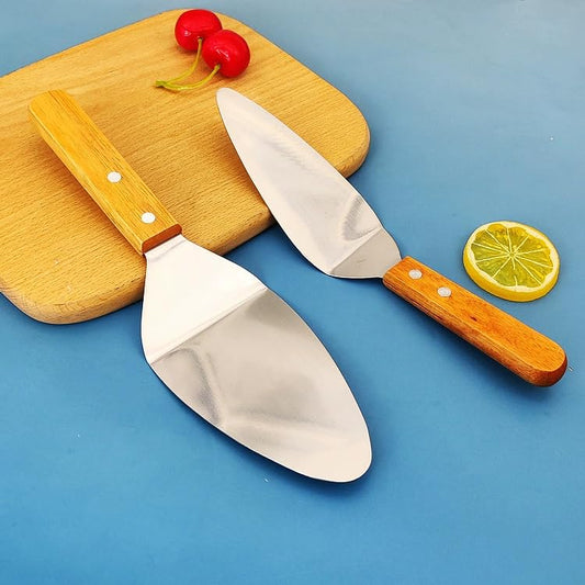 Stainless Steel Mini Pizza Spatula Set for Kitchen Use