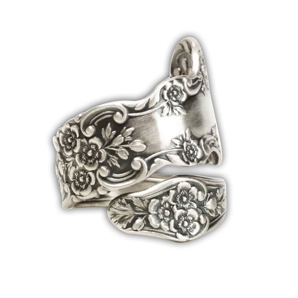 Boho Flower Engagement Rings