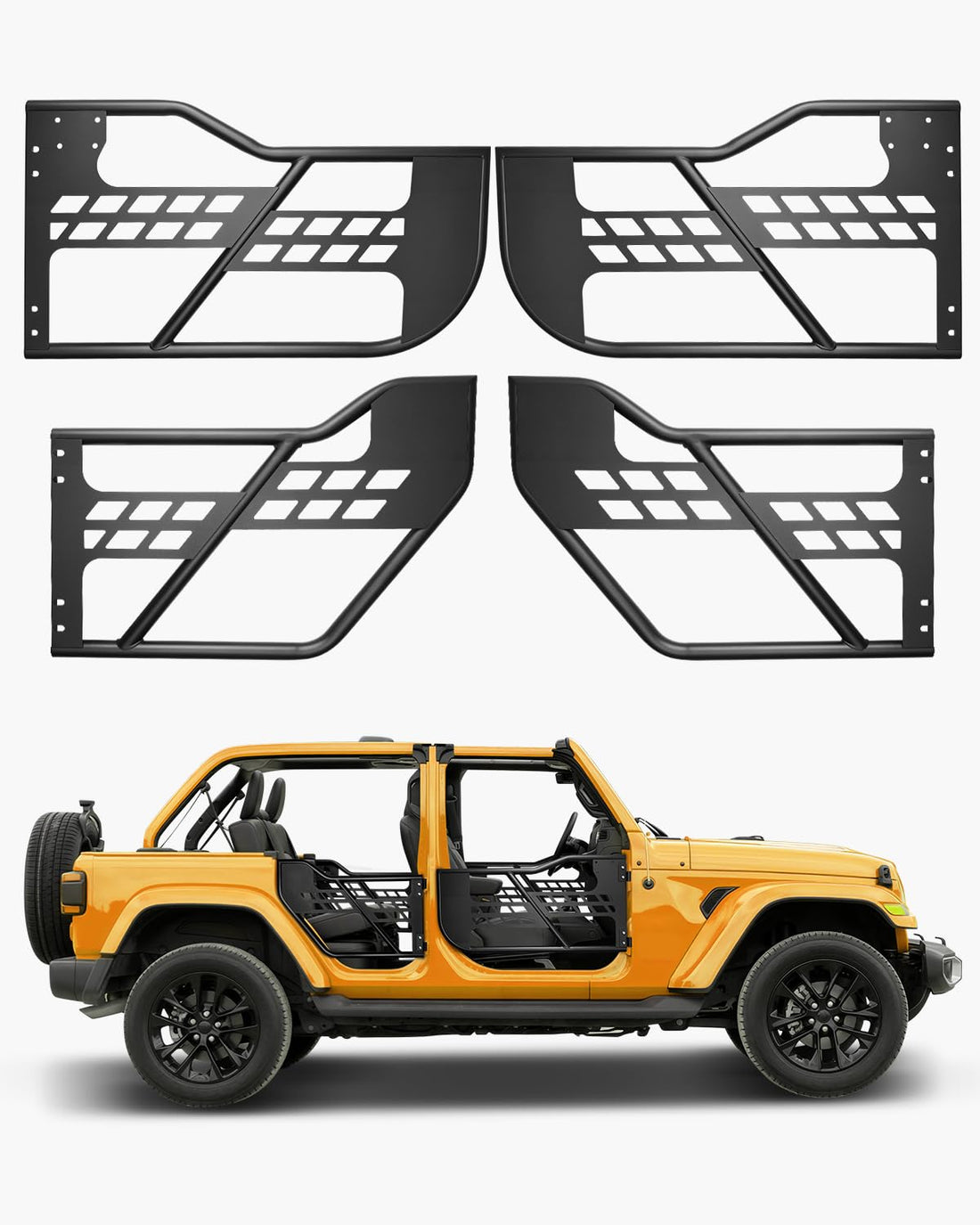 Jeep Tubular Door Replacement with Heavy Duty Hinges