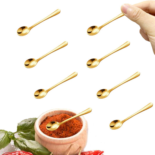 Mini Stainless Steel Spoons for Spice Jars