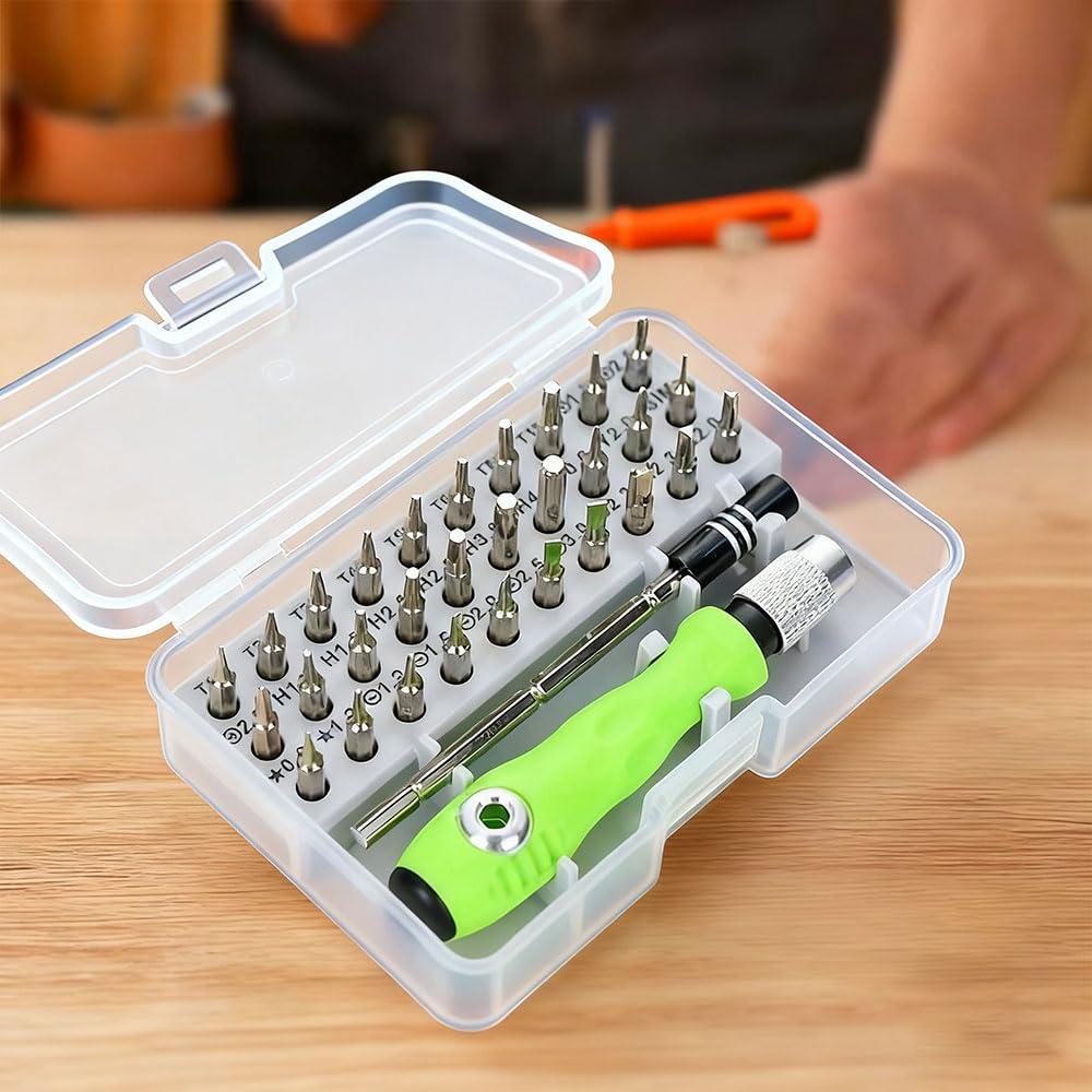 Compact Home Repair Screwdriver Kit for Electronics