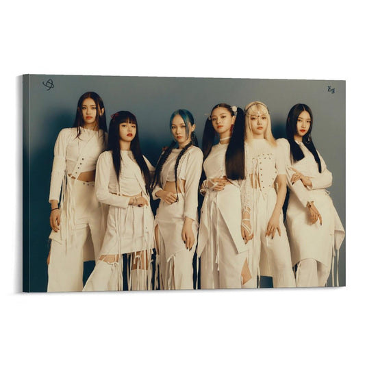 K-pop Artist Poster Everglow Last Melody Dawn Ver. 1st Teaser HD Print on Canvas Painting Wall Art...