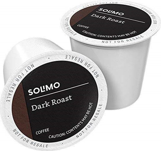 Amazon Brand - Solimo Dark Roast Coffee Pods, Compatible with Keurig 2.0 K-Cup Brewers 100 ...