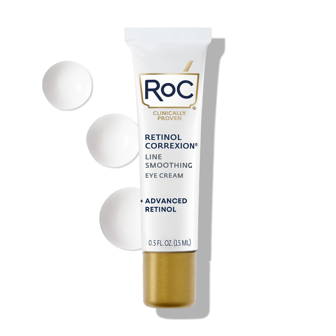 RoC Retinol Correxion Under Eye Cream for Dark Circles ⁘ Puffiness, Daily Wrinkle Cream, Anti Agin...