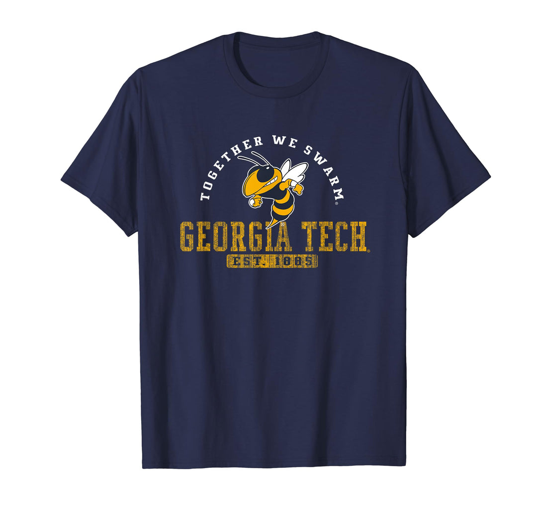 Georgia Tech Yellow Jackets Together We Swarm Navy T-Shirt.