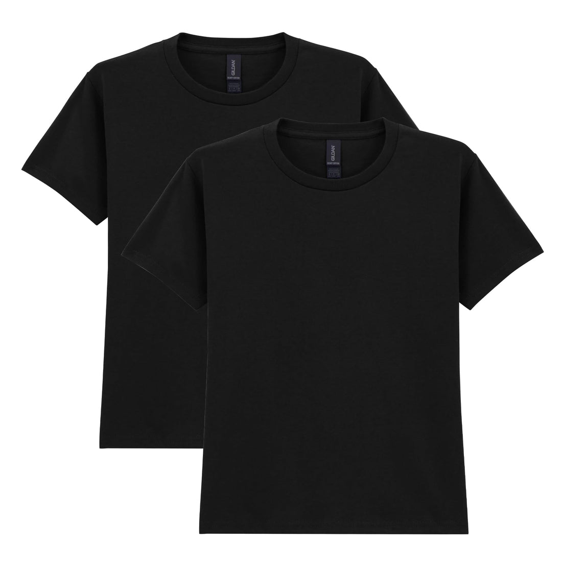 Value Pack of Two Heavy Cotton Youth T-Shirts