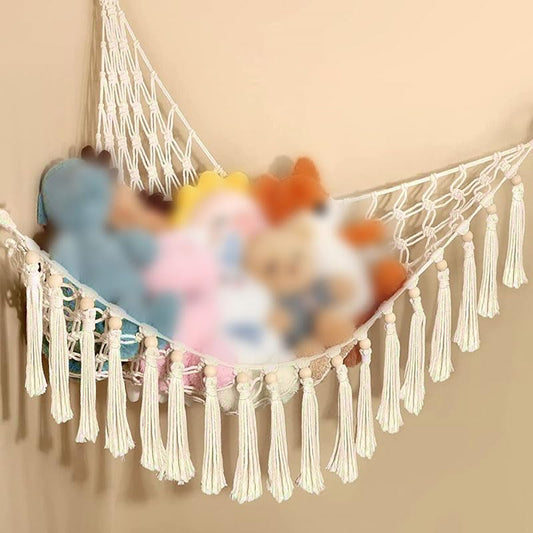 Cute Animal Storage Hammock for Bedroom Corner Decoration