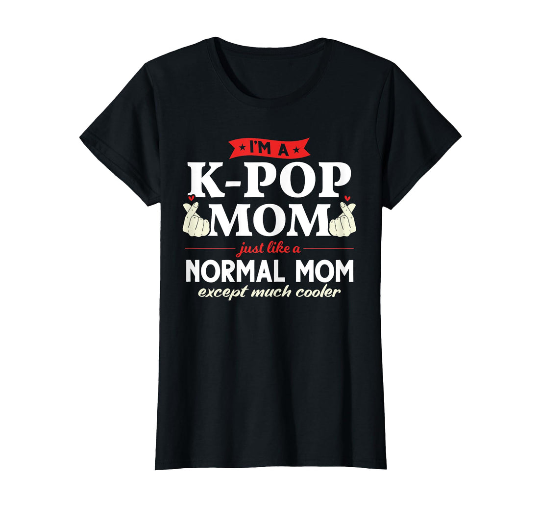 K-Pop Mom Fashion T-Shirt Design Concept  Kpop Mom Tee.