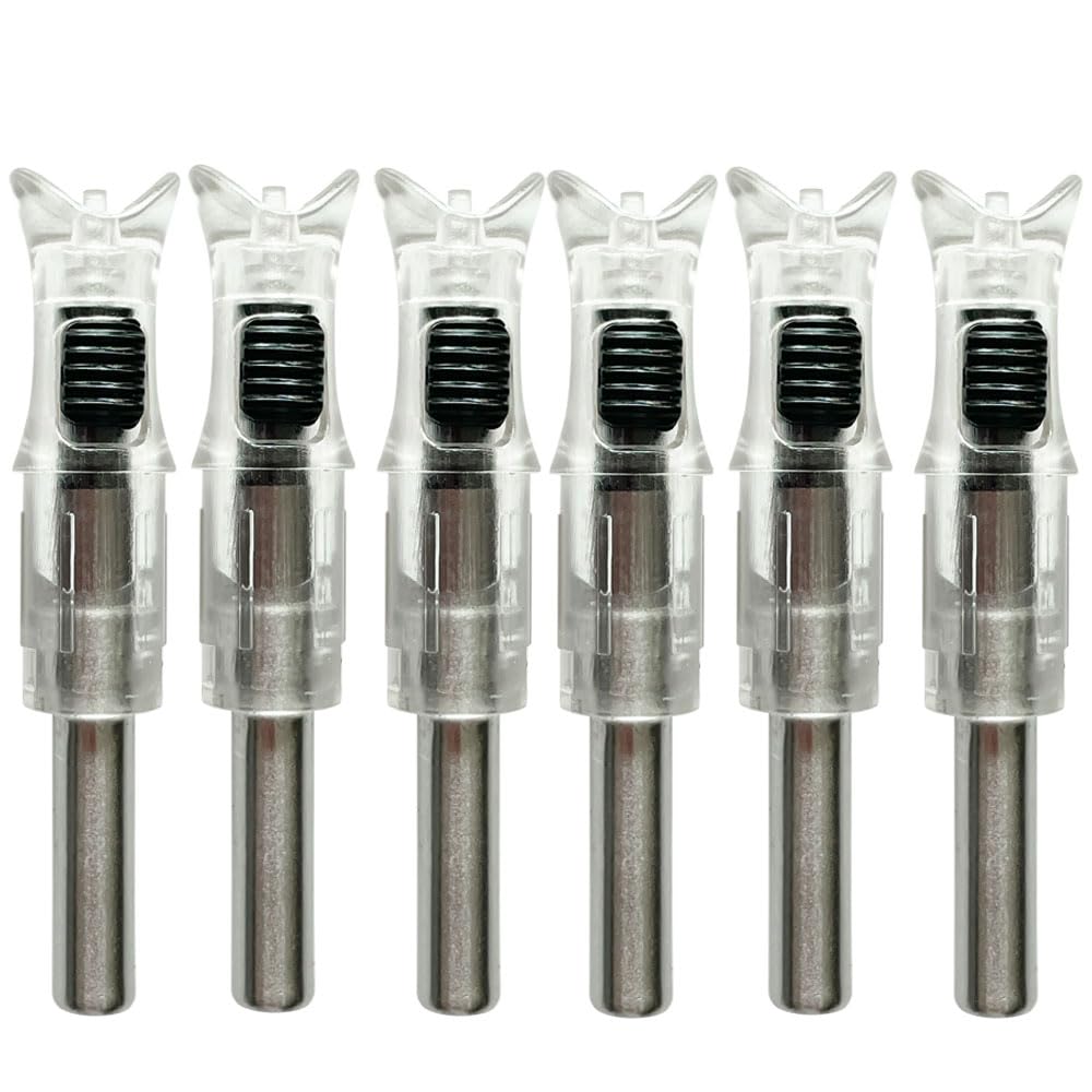 JIANZD Lighted Nocks for Crossbow Bolts - Multicolor LED Archery Nocks Set