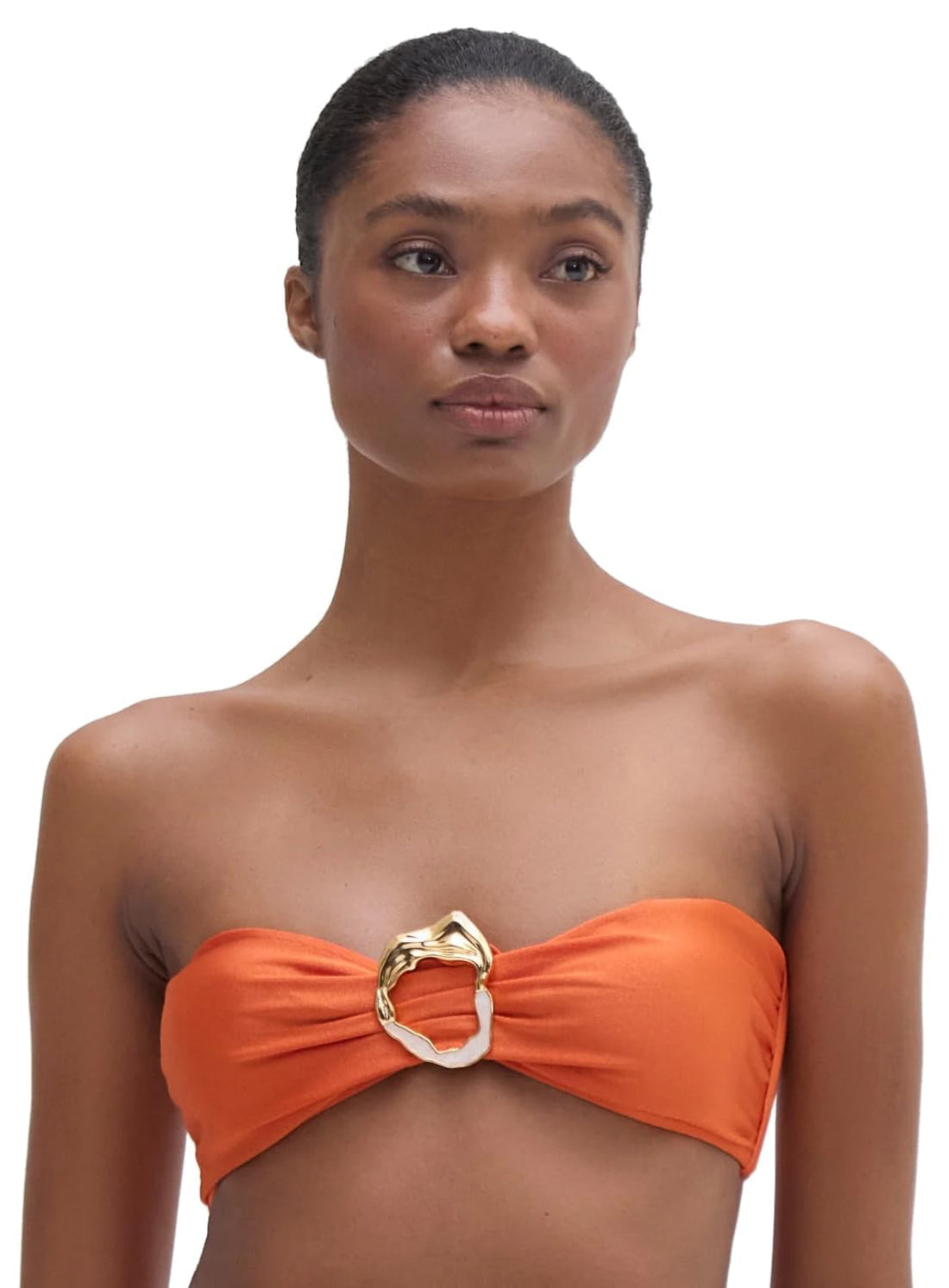 Sexy Jersey Shore-Inspired Bikini Top with Stone Embellishments Design.