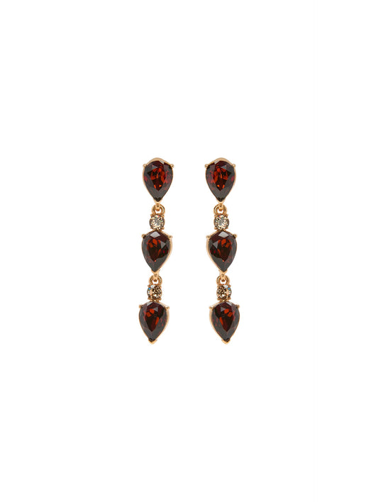 Oscar de la Renta, Triple Pear Drop Clip-On Earrings.