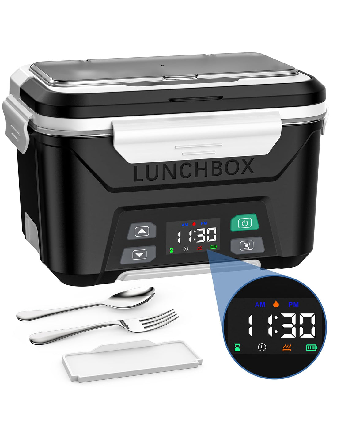 Heated Lunch Box for On-The-Go Power Meals