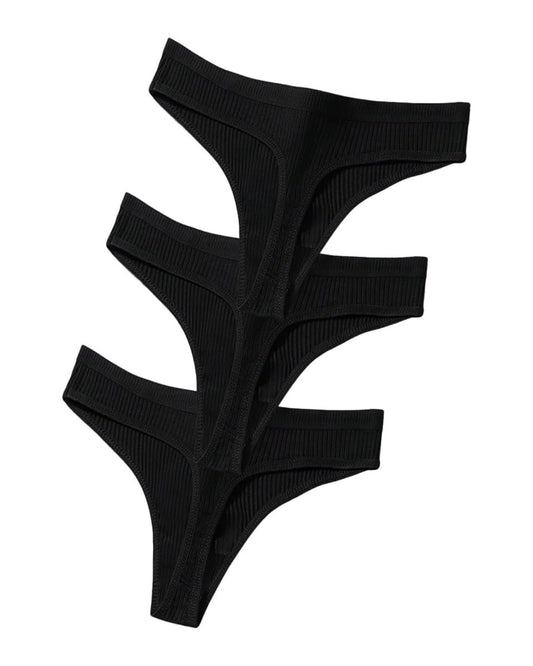 Low-Rise Seamless Thong Underwear for Women