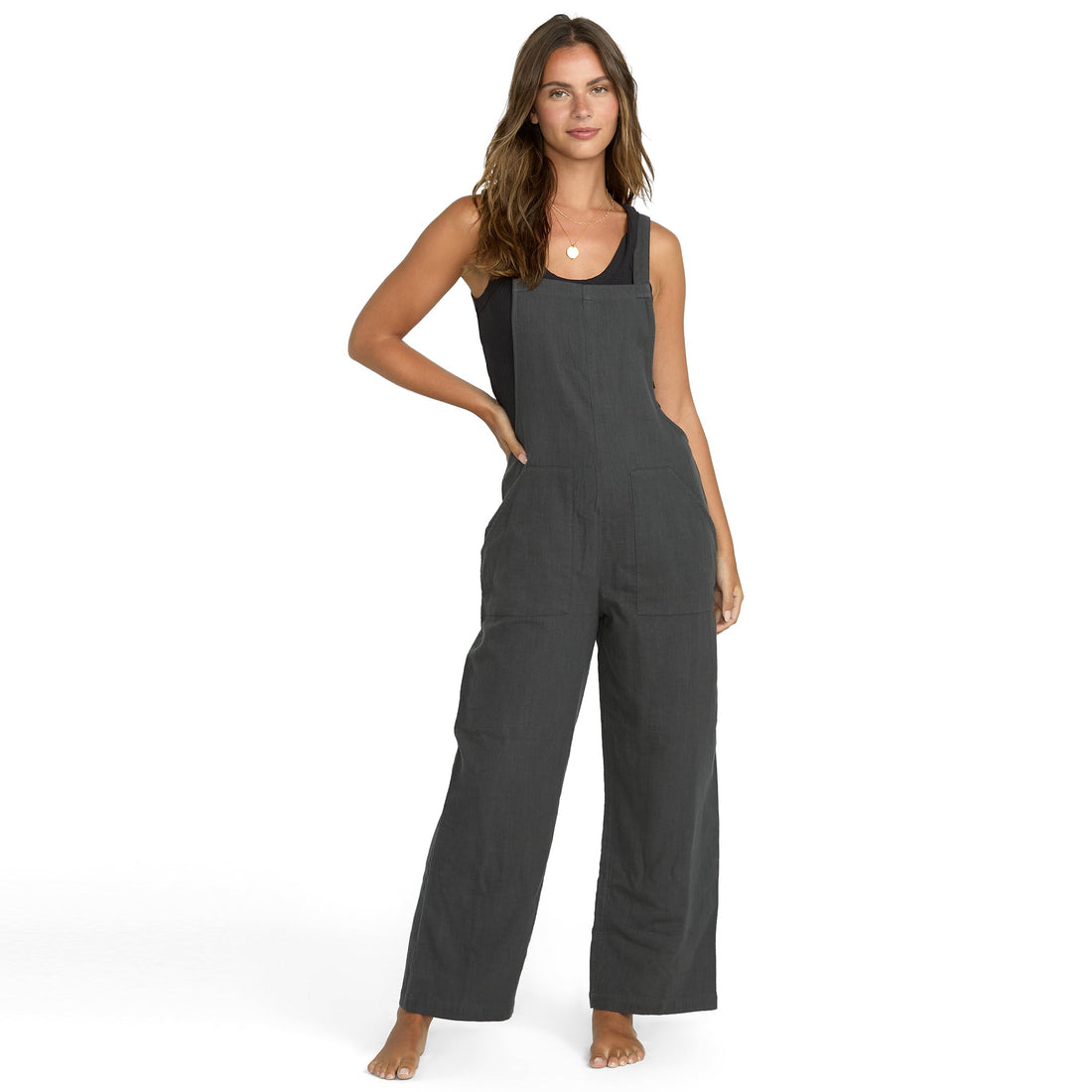 Billabong Women's Pacific Time Soft Cotton Jumpsuit