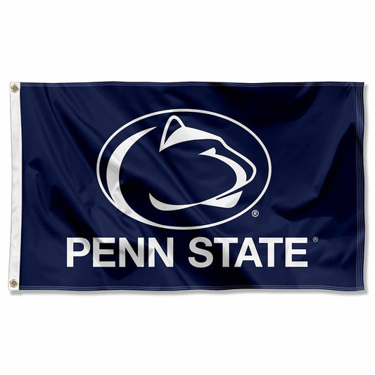 College Flags ⁘ Banners Co. PSU Penn State Nittany Lions University Large College Flag.