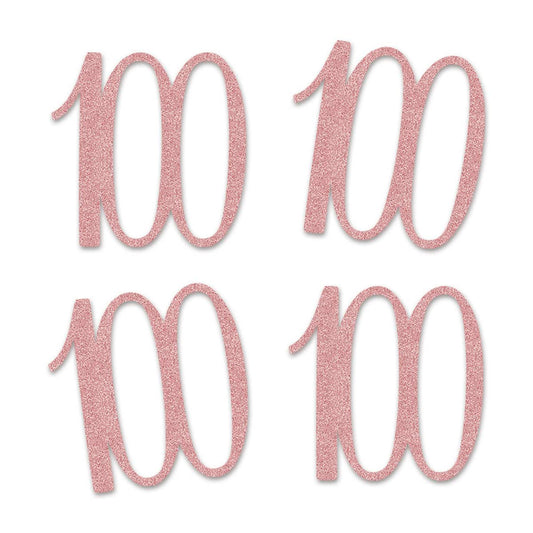 Glitter 100th Birthday Decorations