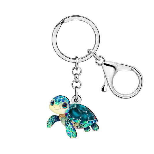 Sea Turtle Keychain for Women