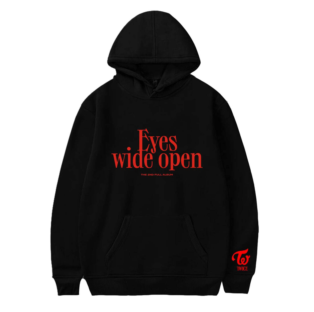 Xkpopfans Kpop Twice Hoodie New Album Eyes Wide Open Sweatshirt Mina Sana Tzuyu Pullover.