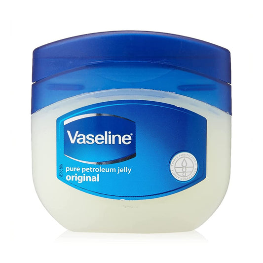 Irritation? Nope! Vaseline's Original Petroleum Jelly for Dry Skin Relief.