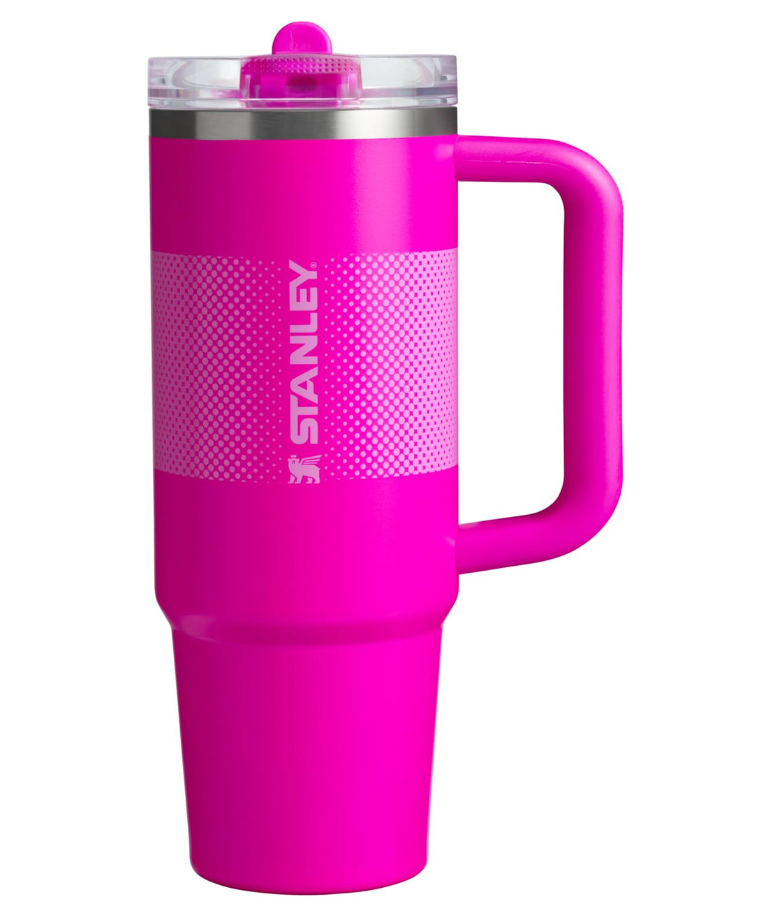 Stanley ProTour Insulated Tumbler with Leakproof Lid and Straw Handle.