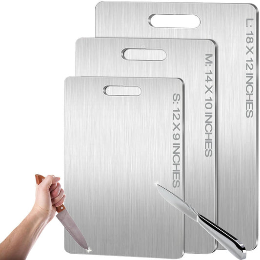 Rust-Resistant Titanium Cutting Board: Ultimate Kitchen Companion for Safety & Durability