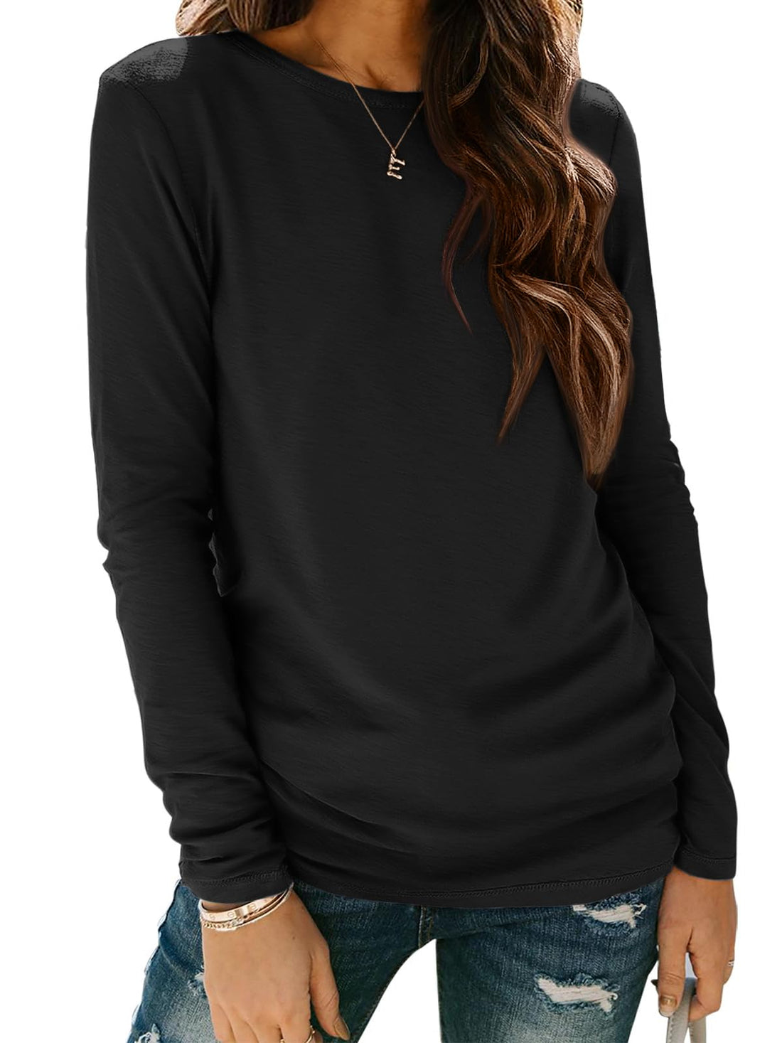 Comfortable and Stylish Women's Long Sleeve Basic T-Shirts for Fall