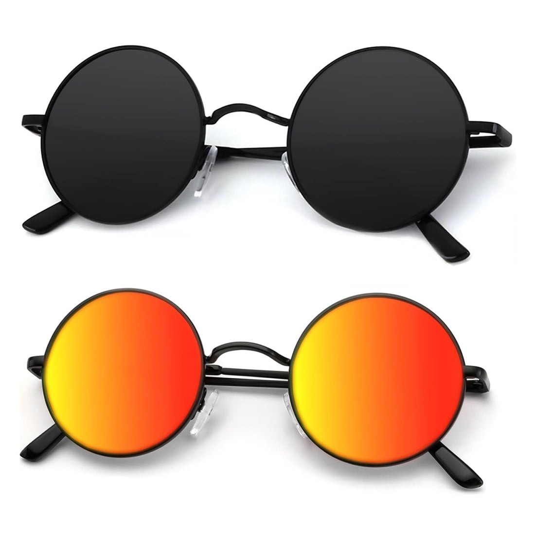 Retro Round Polarized Sunglasses for Men and Women