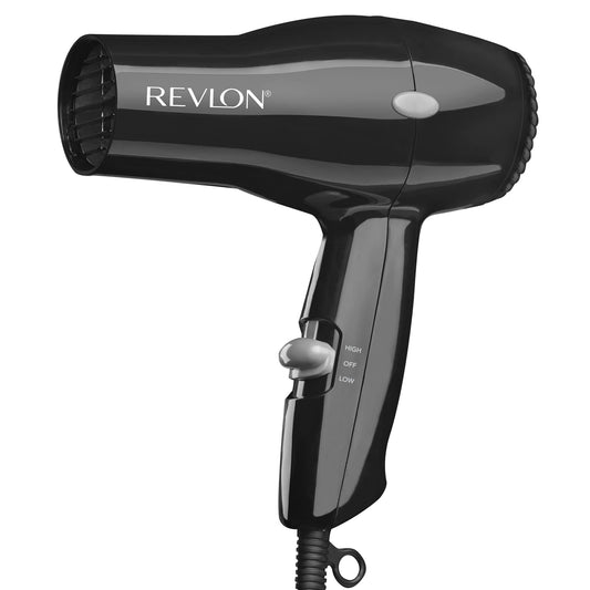 REVLON Travel Hair Dryer | Salon-Style Blowouts, Lightweight Design, 1875 Watts for Fast Drying ...