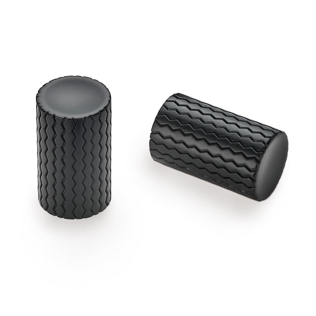 Matte Black Kitchen Cabinet Handles and Drawer Knobs Set