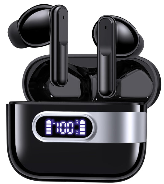 occiam Wireless Earbuds Bluetooth 5.3 Headphones Ear buds 64H Playback IPX7 Waterproof in Ear Earphones for Smart Phone ...
