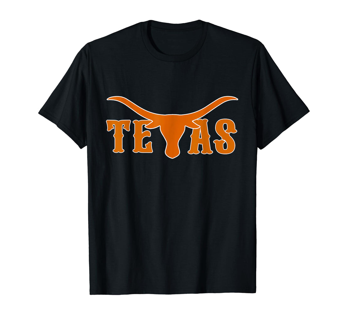 Texas USA Longhorn Austin Pride Bull American T-Shirt.