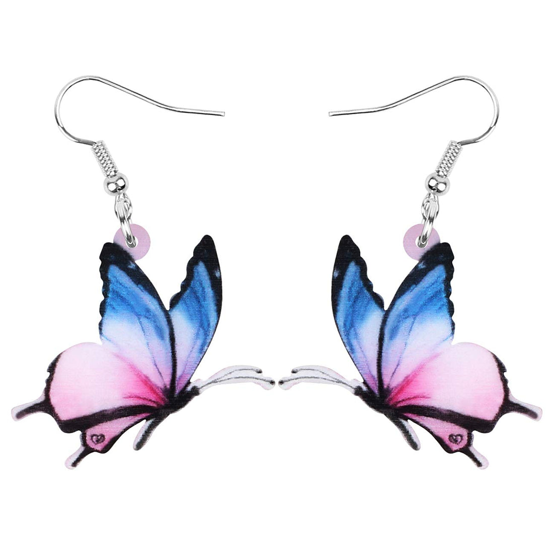 Delicate Butterfly Earrings with Floral Details for Elegant Women's Accessories.