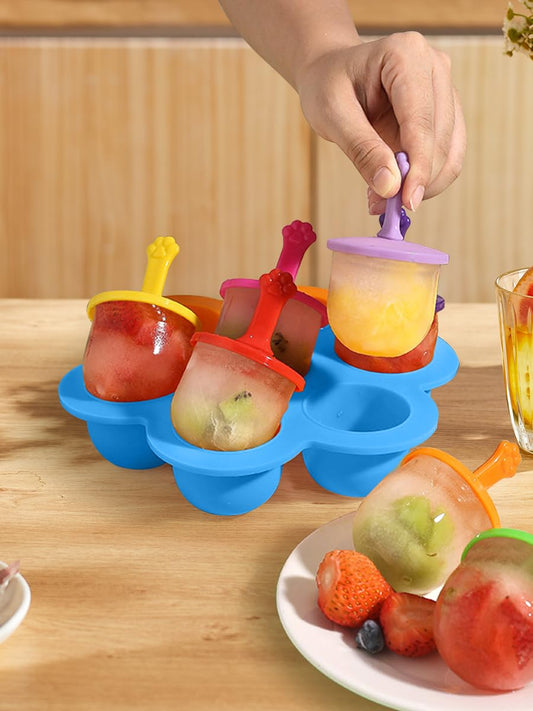 Silicone Popsicle Molds for Homemade Frozen Treats
