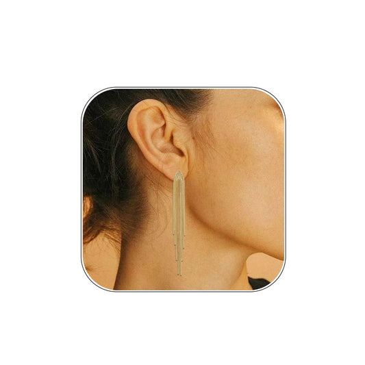 Gold Tassel Earrings That Wow at Prom & Weddings—See Why Brides Love Them