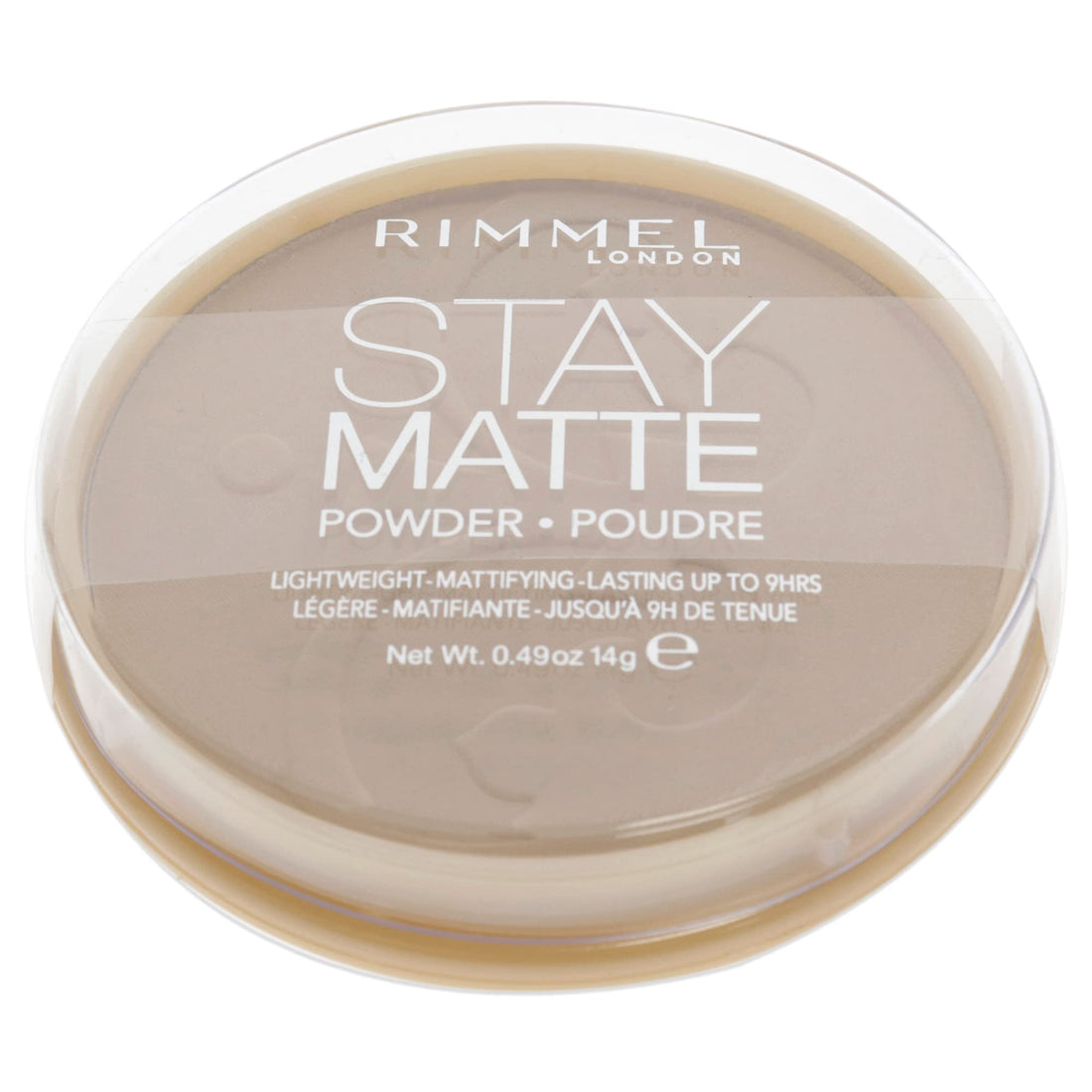 Rimmel London Stay Matte - 011 Creamy Natural - Pressed Powder, Lightweight, High Coverage, Shine ...