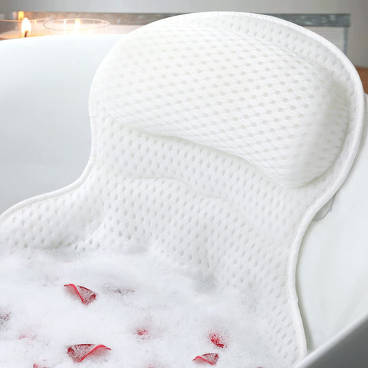 Bath Pillow Bathtub Pillow, Luxury Bath Pillows for Tub Neck and Back Support, Bath Tub Pillow ...