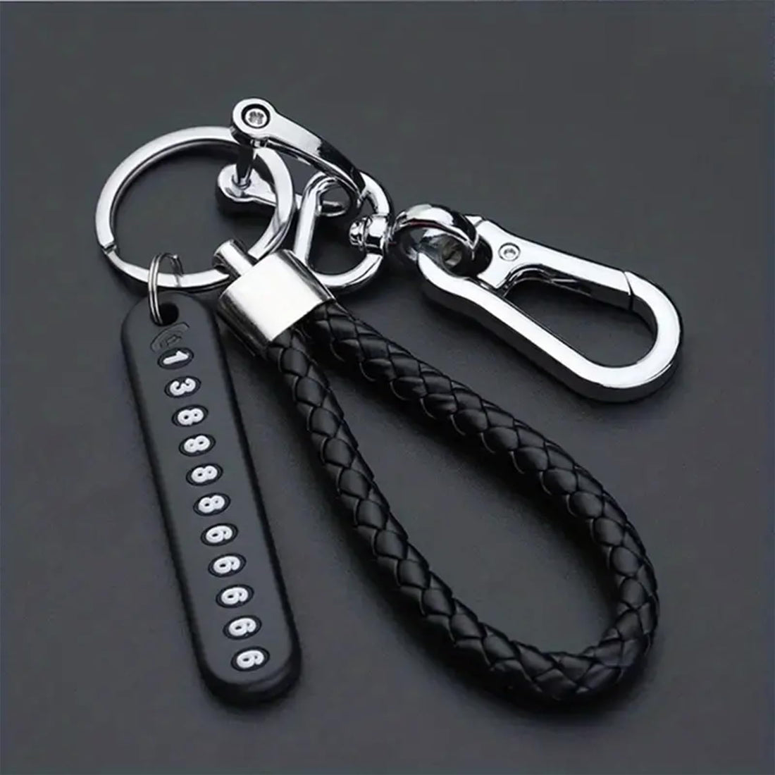 Secure Anti-Lost Keychain with Customizable Tag