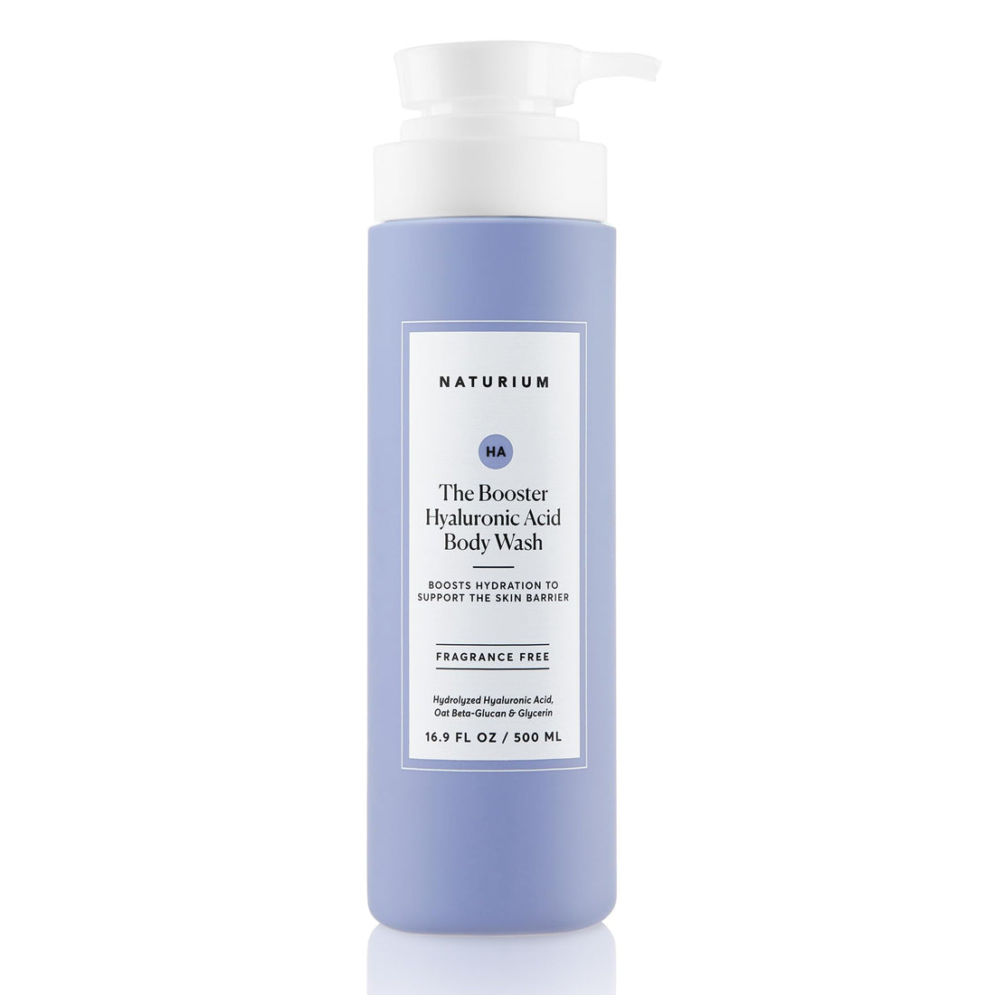 Naturium Hydrating Body Wash with Hyaluronic Acid and Vitamin B5 Benefits.