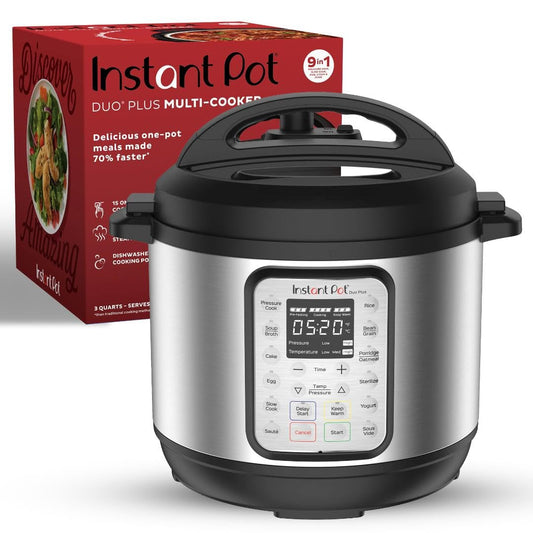 Instant Pot Duo Plus 9-in-1 Electric Pressure Cooker, Slow Cooker, Rice Cooker, Steamer, Sauté, ...