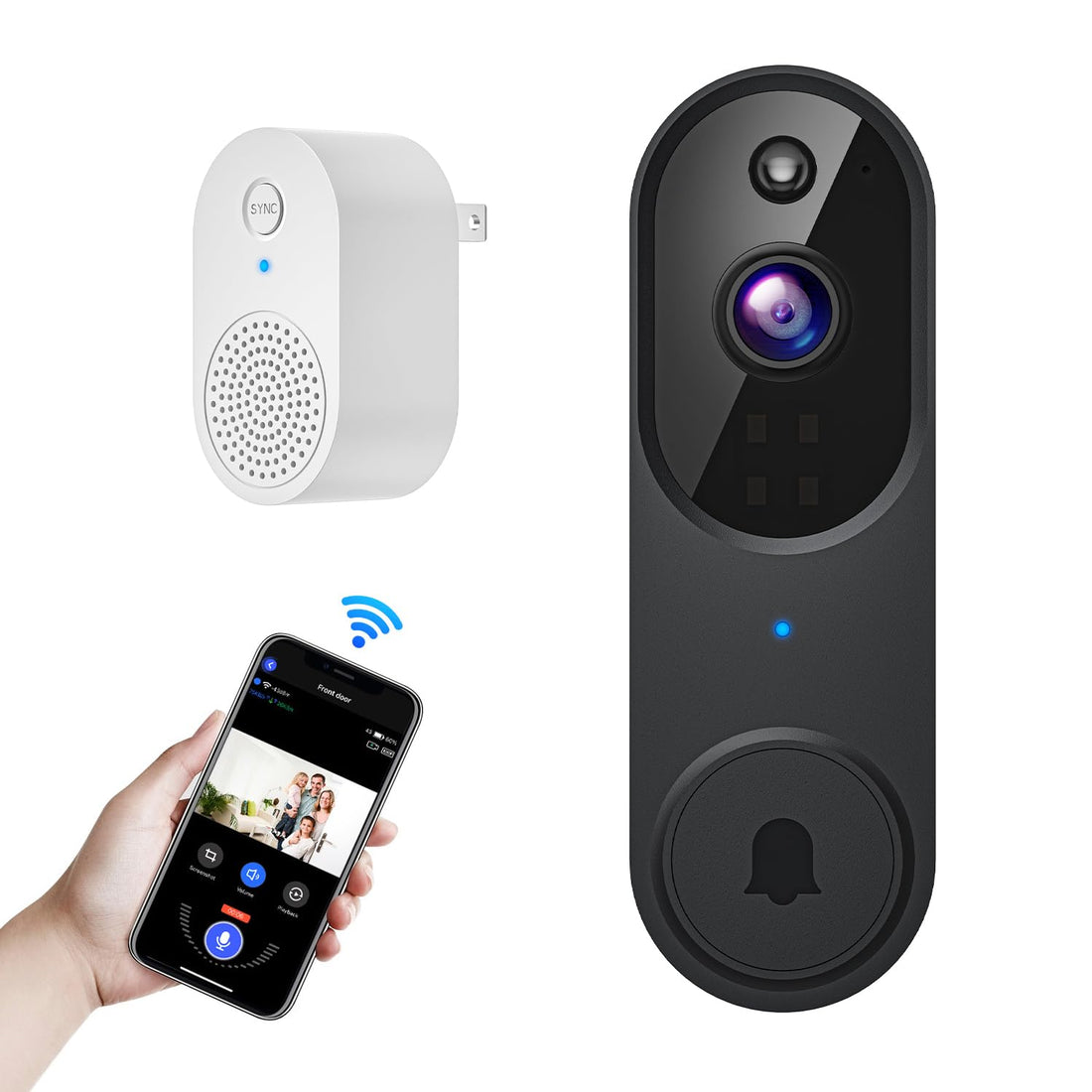 Secure Your Home with Orbitell's Advanced Wi-Fi Video Doorbell Security System