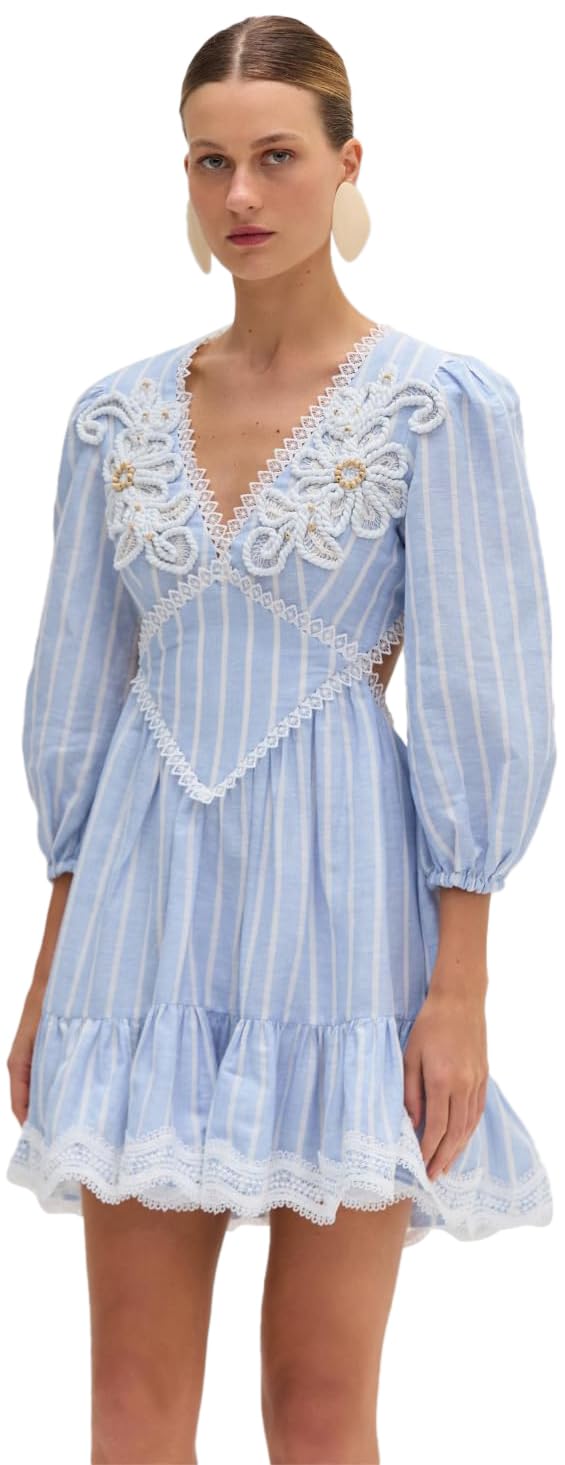 Classic, elegant, and versatile: PATBO Marine Linen Mini Dress design.