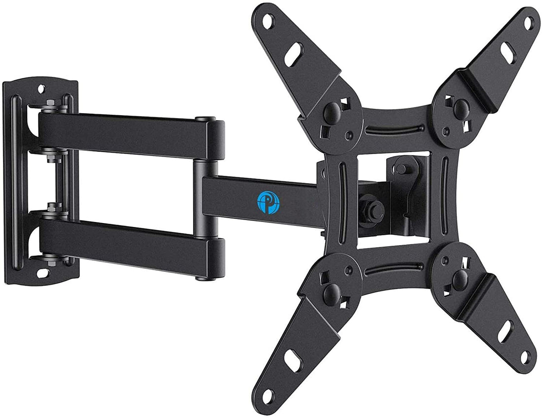 Full Motion TV Monitor Wall Mount Bracket Articulating Arms Swivel Tilt Extension Rotation for Mos...