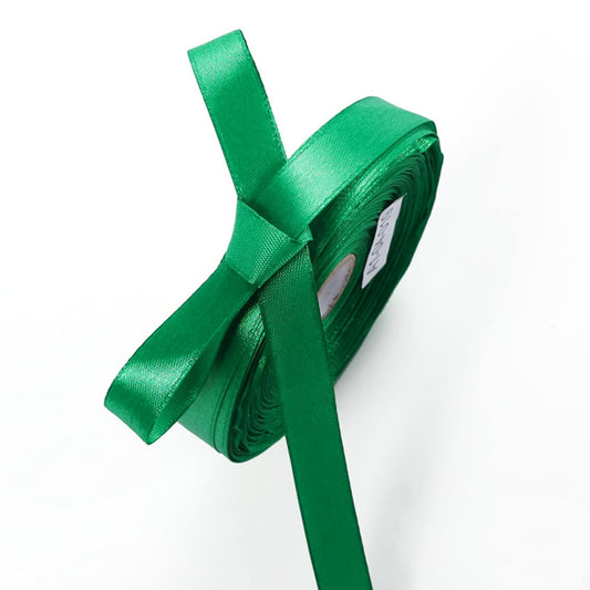 Emerald Green Satin Ribbon for Gift Wrapping and Crafts