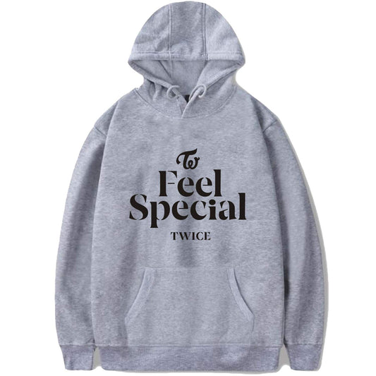 Kpop Twice New Album Feel Special Hoodie Momo Sana Tzuyu Nayeon Sweater Jacket.