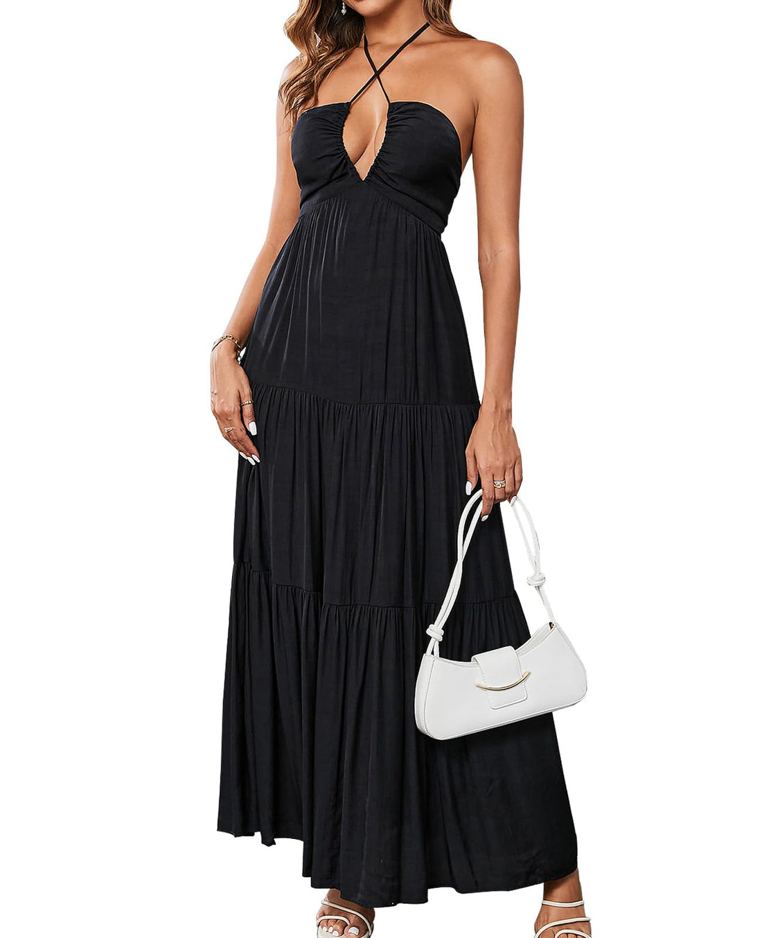 GLNEGE Summer Maxi Beach Dress for Women 2025